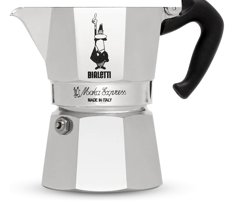 Cafetera Moka Express de Bialetti, fotografía de producto