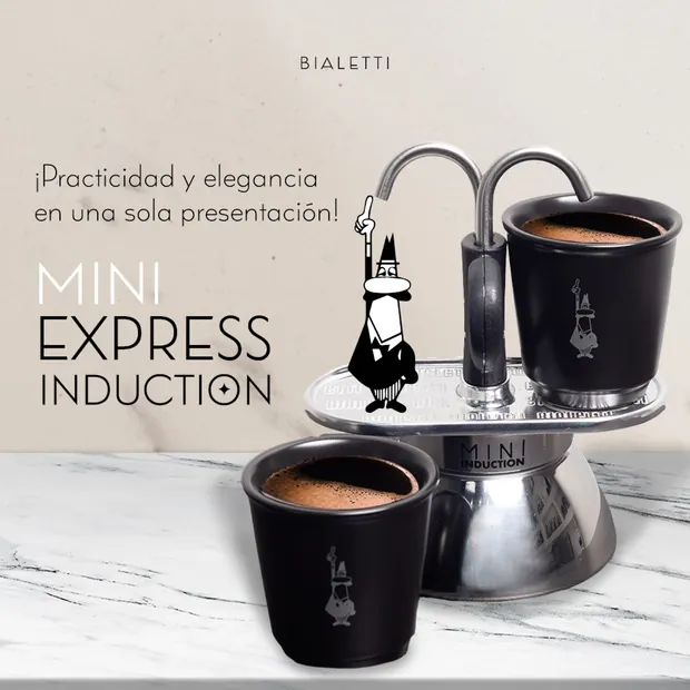 Bialetti Mini Express Induction, pieza para Instagram